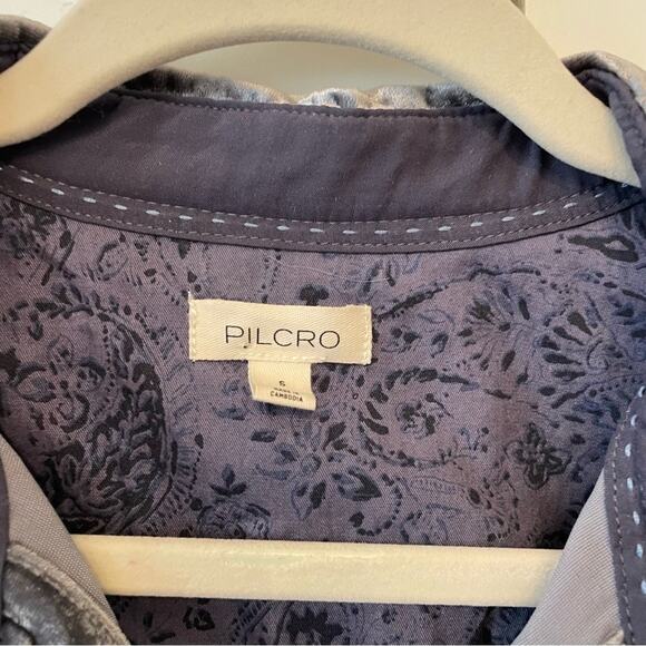 Anthro Pilcro Hadley Velvet Top - Picture 5 of 7